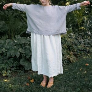 Artemesia handmade Morgan top in linen